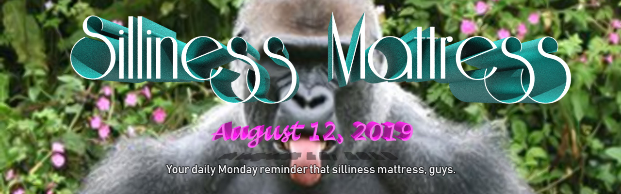 Silliness Mattress: August 12, 2019
