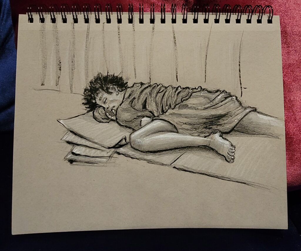 sidewalk sleepy