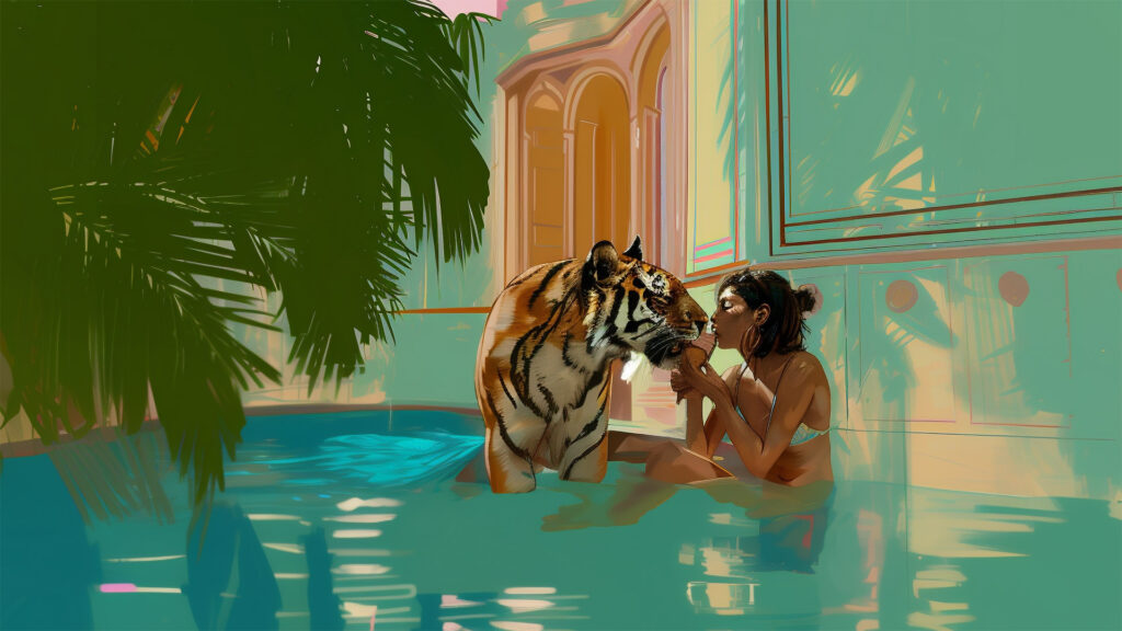 Tiger Like Ice Cream // Dreamy Wallpaper Bundle