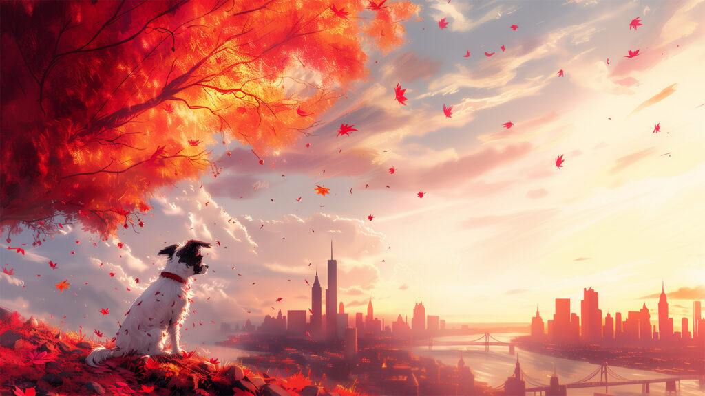 Autumn Doogscape // Brisk Fall Wallpaper Bundle